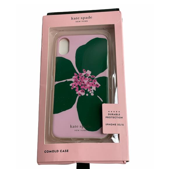Kate Spade jeweled grand flora X / XS Case - Picture 1 of 8